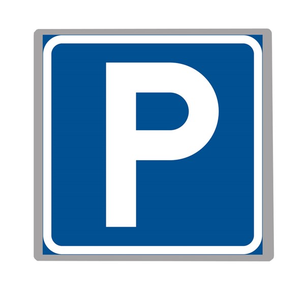 E19, Parkering, Plastskylt, 3,